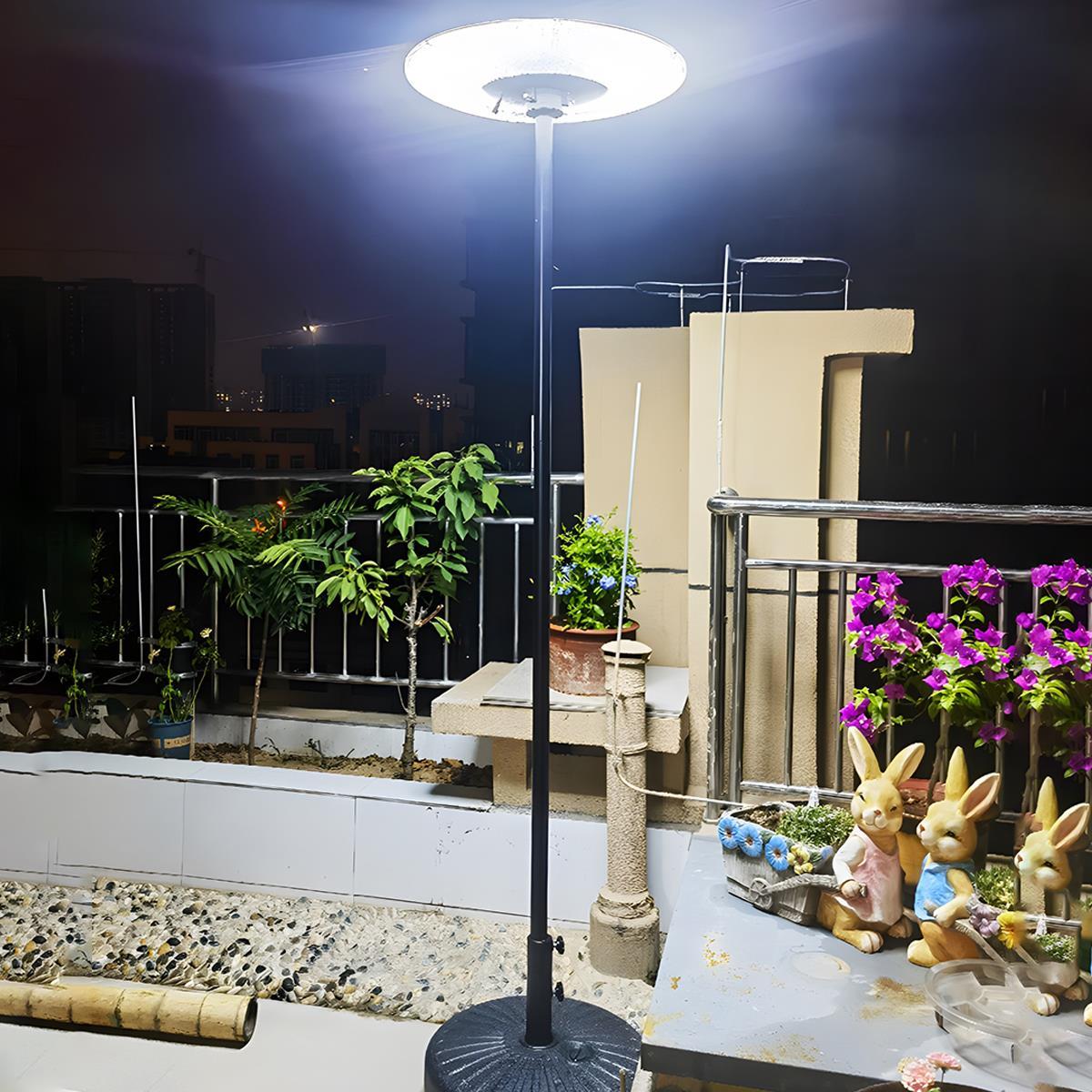 Solar Waterproof Dish Moving &amp; Lifting Outdoor LED Floor Lamps - Flyachilles