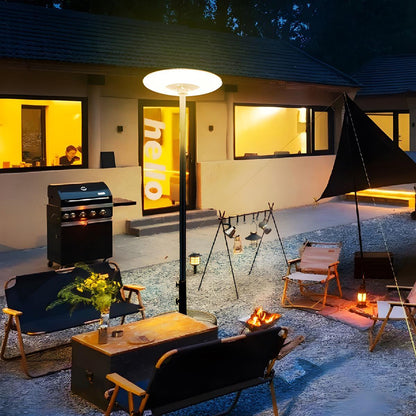 Solar Waterproof Dish Moving &amp; Lifting Outdoor LED Floor Lamps - Flyachilles
