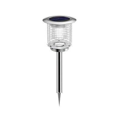 Solar Waterproof LED Outdoor Mosquito Bug Zapper Killer Lawn Pillar Lights - Flyachilles