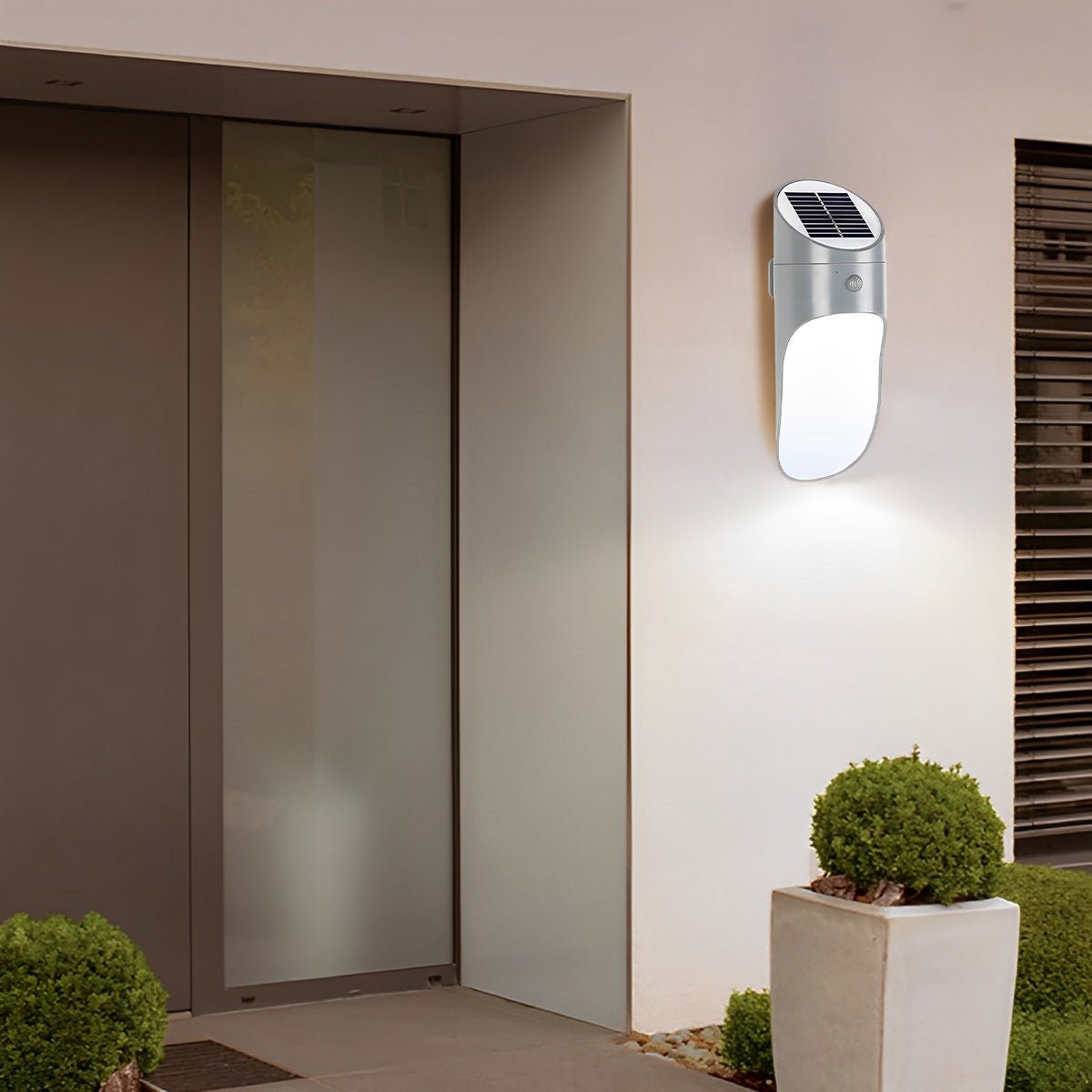 Solar Waterproof Modern Sensor Mode Outdoor Porch LED Wall Lights - Flyachilles