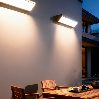 Solar Waterproof Outdoor LED Strip Lights Porch Light Exterior Wall Lights - Flyachilles