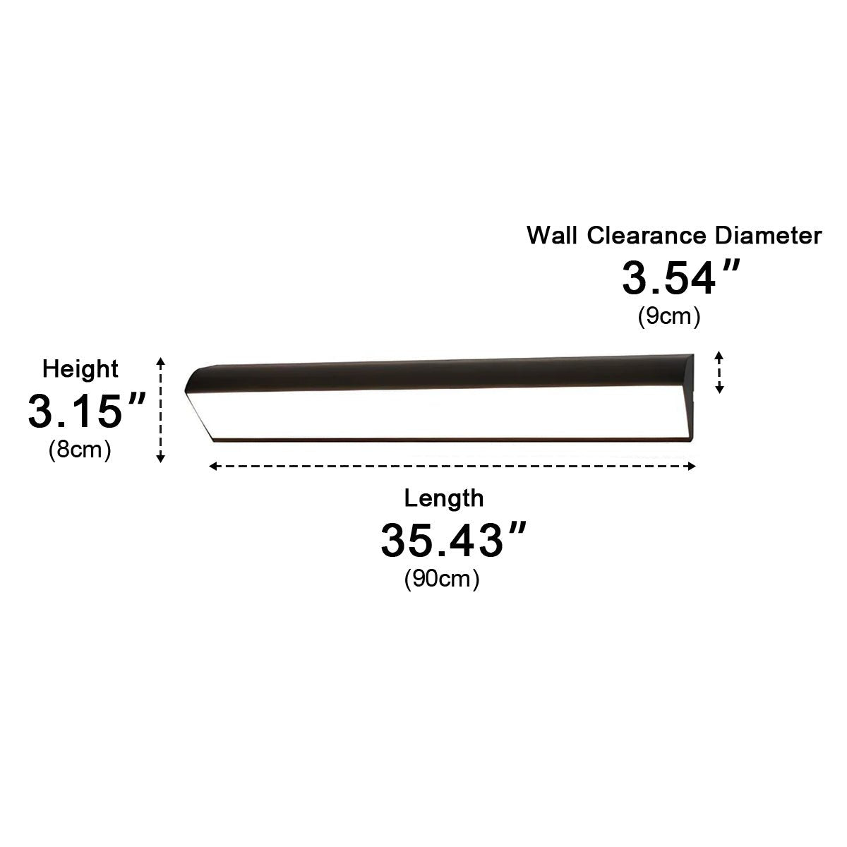 Solar Waterproof Outdoor LED Strip Lights Porch Light Exterior Wall Lights - Flyachilles