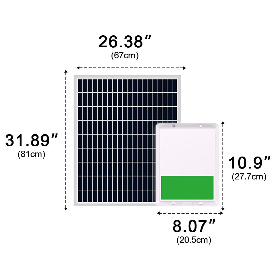 Solar Waterproof Outdoor Recessed LED Linear Light DIY 33ft - Flyachilles