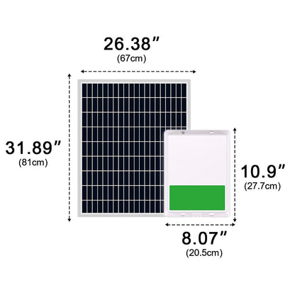 Solar Waterproof Outdoor Recessed LED Linear Light DIY 33ft - Flyachilles