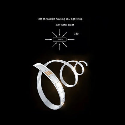 Solar Waterproof Outdoor RGB Atmosphere Streamer LED Light Strip - Flyachilles