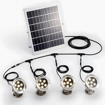 Solar Waterproof Outdoor RGB Submersible Spot Lights Underwater - Flyachilles