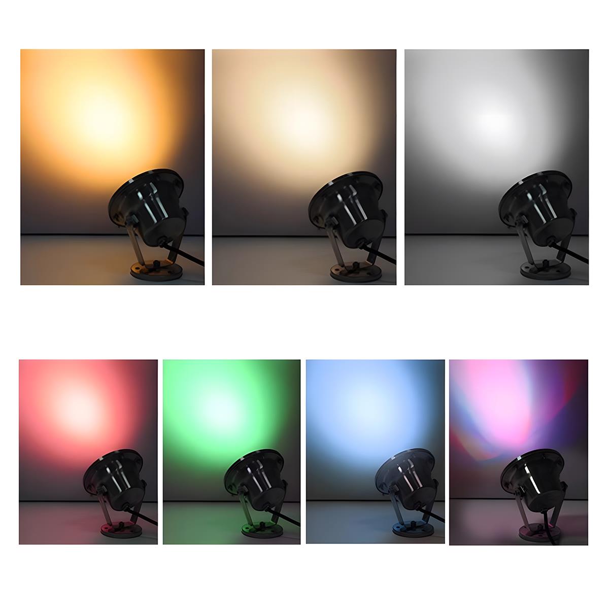 Solar Waterproof Outdoor RGB Submersible Spot Lights Underwater - Flyachilles