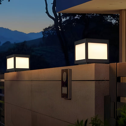 Solar Waterproof Post Cap Aluminum Column Pedestal Light - Flyachilles