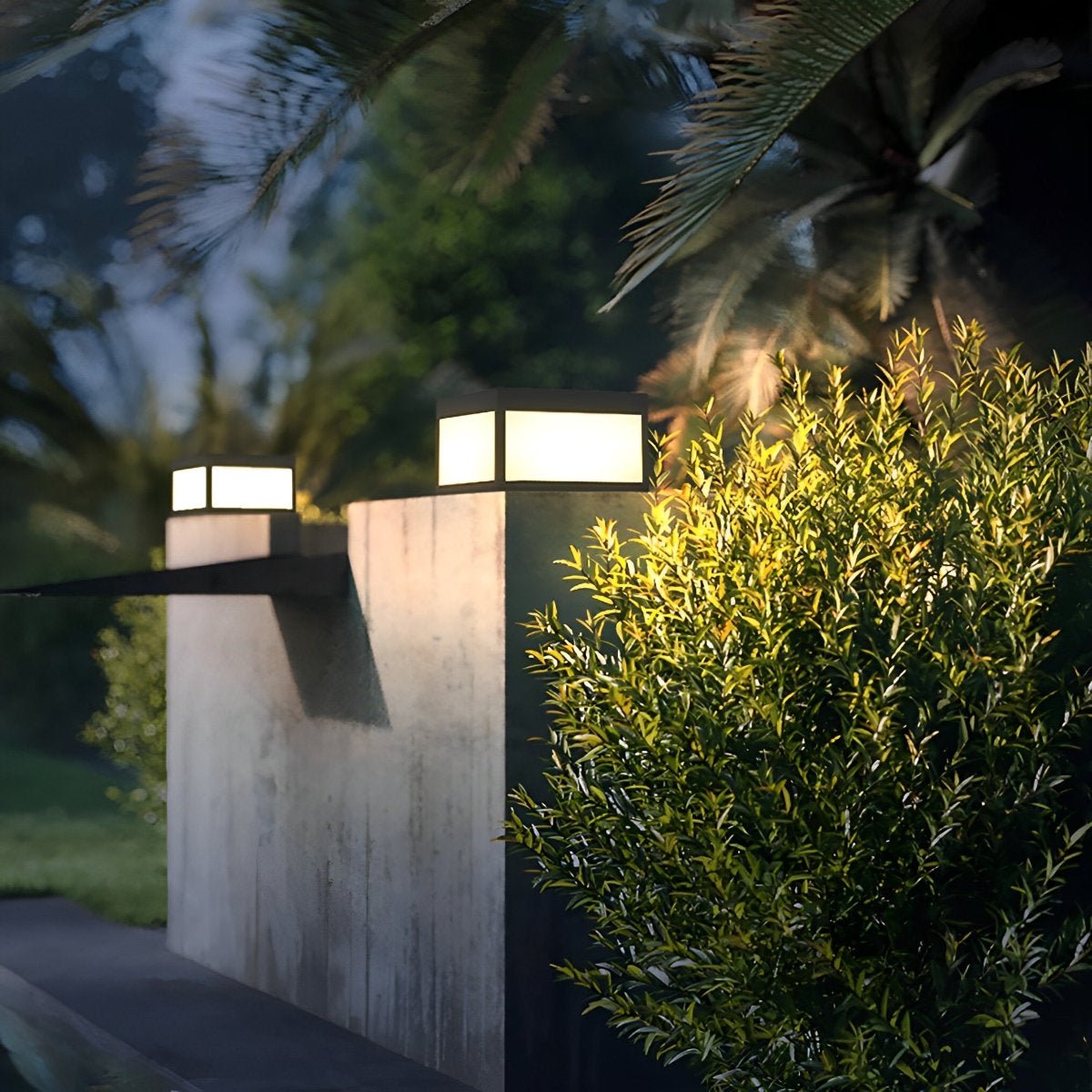 Solar Waterproof Post Cap Aluminum Column Pedestal Light - Flyachilles