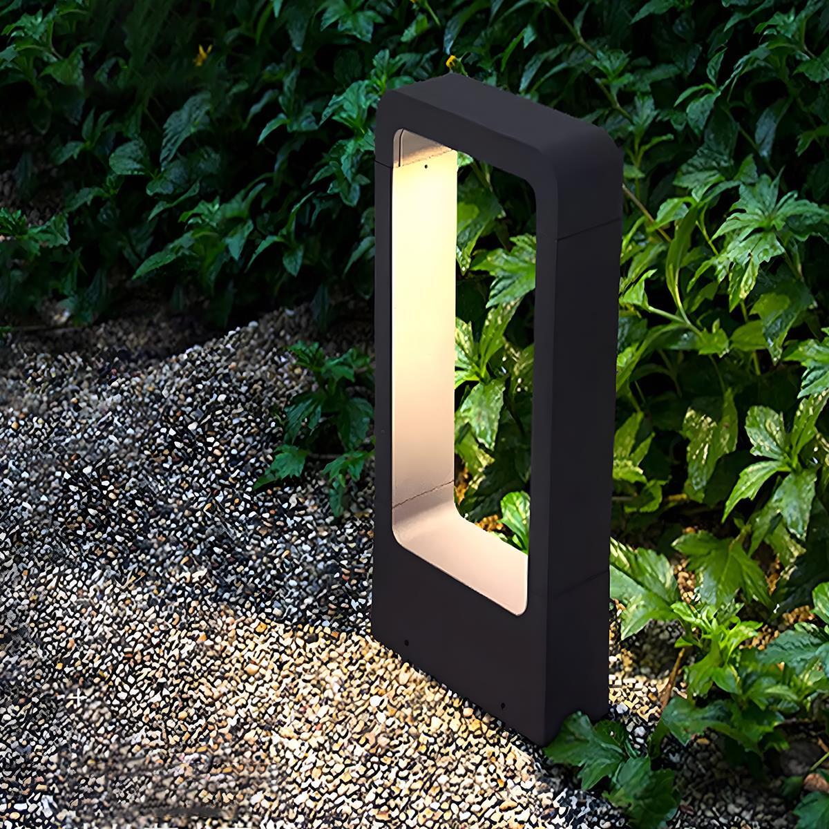 Solar Waterproof Rectangular Frame LED Outdoor Landscape Lighting - Flyachilles