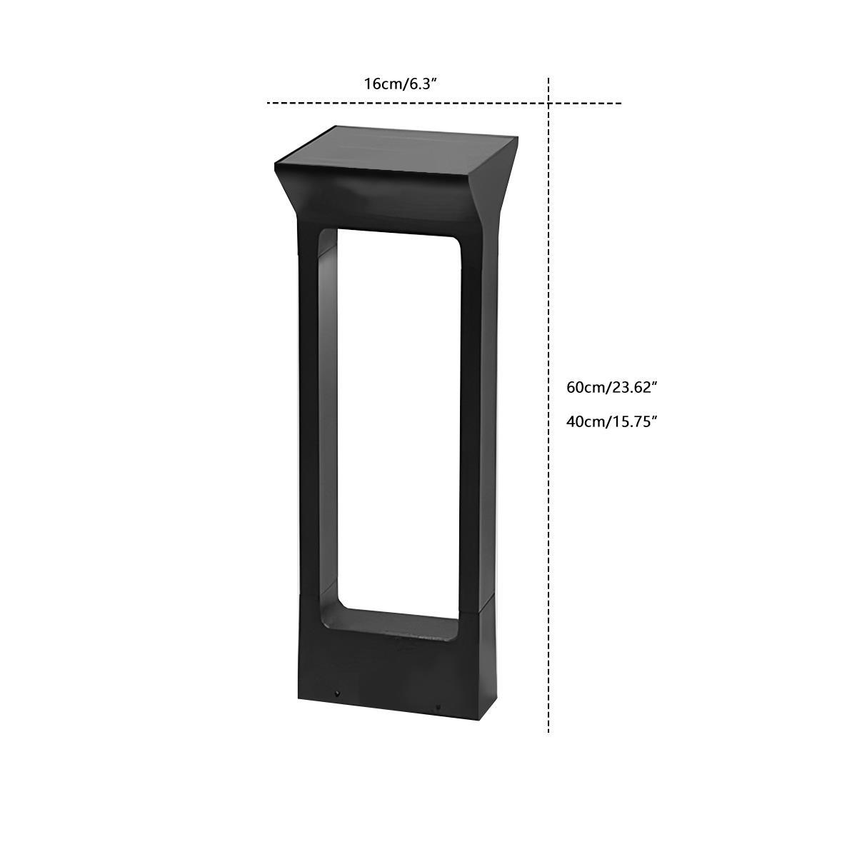 Solar Waterproof Rectangular Frame LED Outdoor Landscape Lighting - Flyachilles
