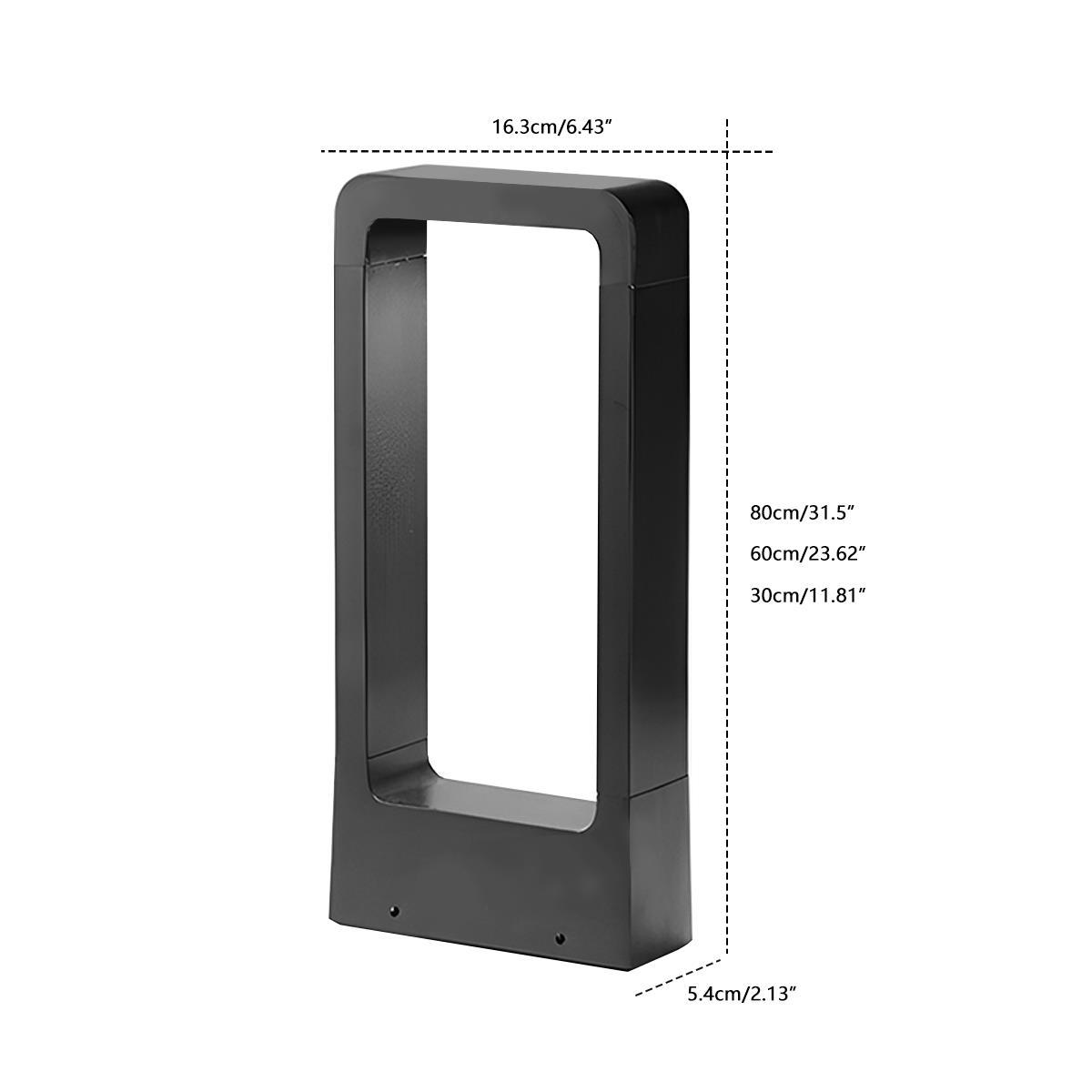 Solar Waterproof Rectangular Frame LED Outdoor Landscape Lighting - Flyachilles