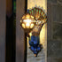 Solar Waterproof Vintage Peacock Outdoor LED Porch Wall Lights - Flyachilles