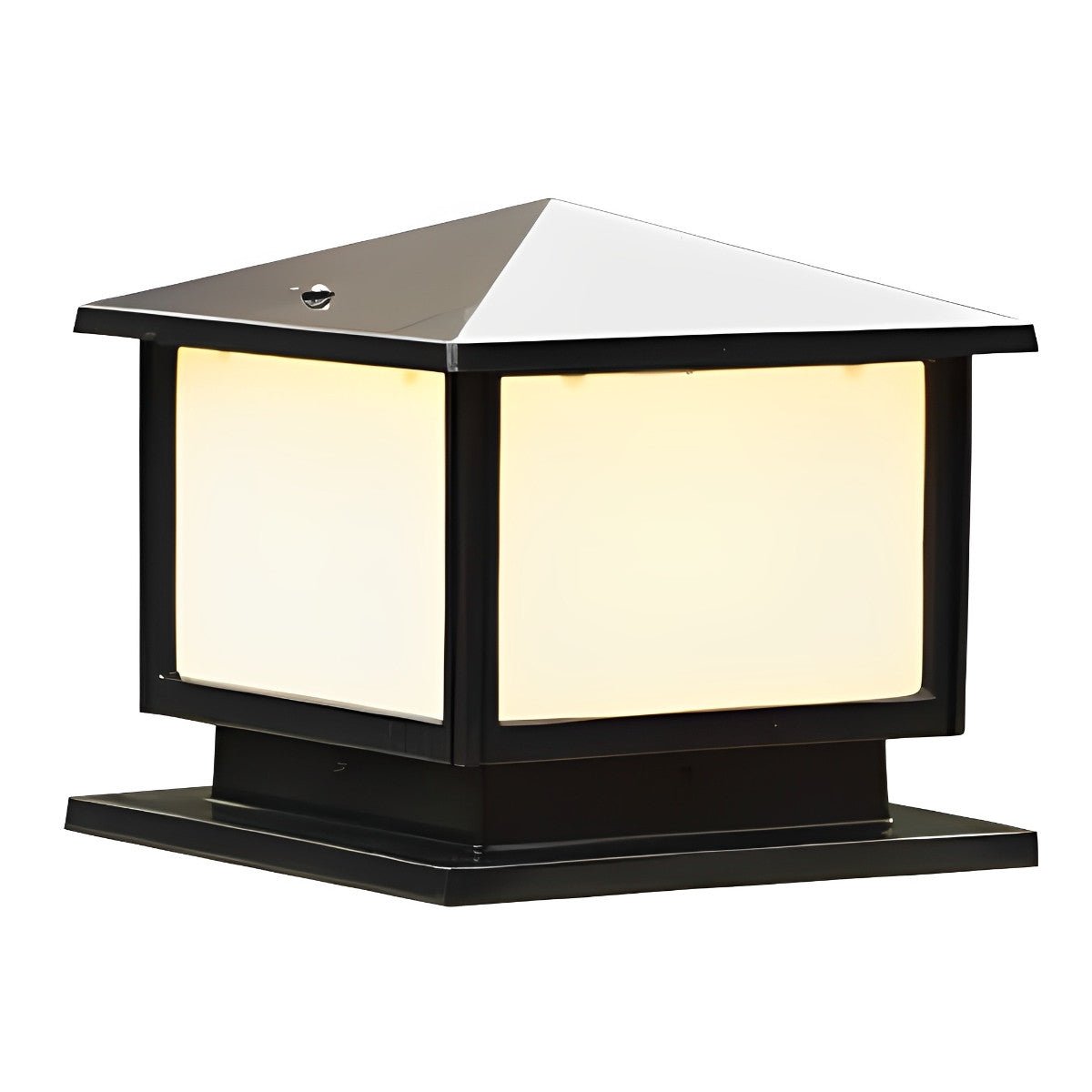 Square LED Waterproof Solar Fence Post Cap Lights Column Lamp - Flyachilles