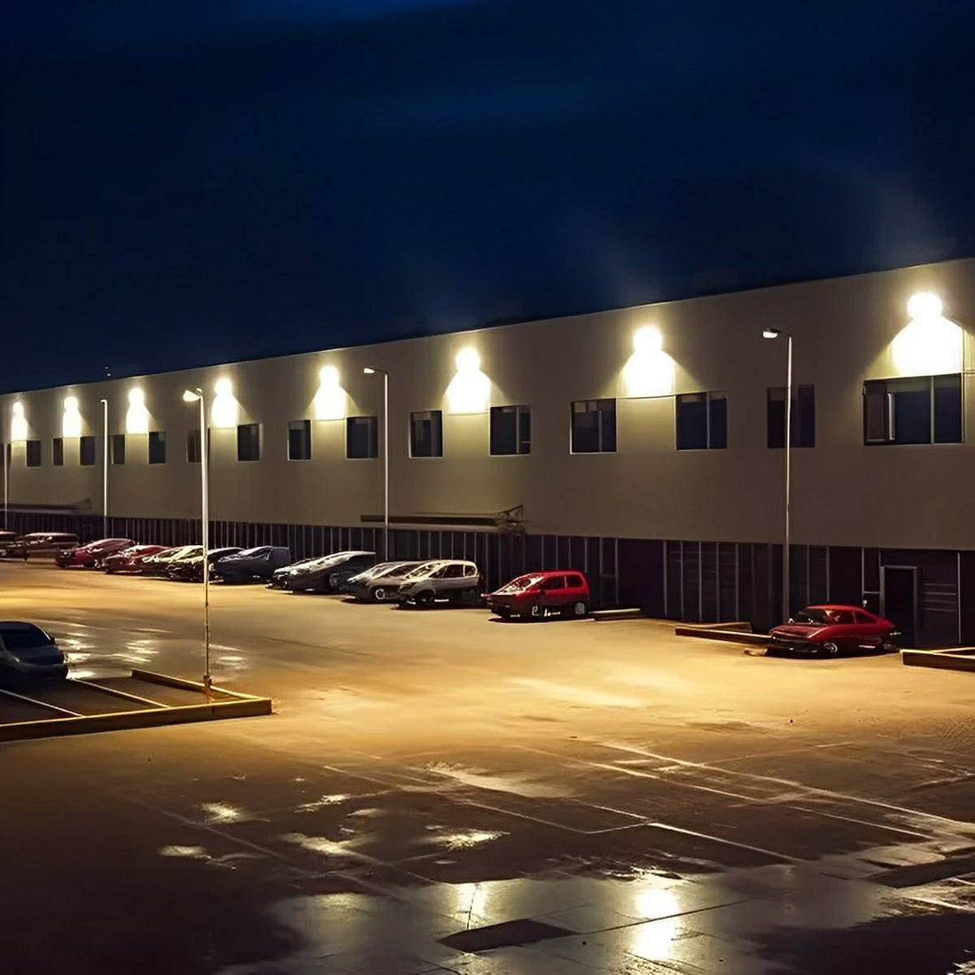Square Outdoor Waterproof Super Bright LED Flood Lights Garage Stadium Light - Flyachilles