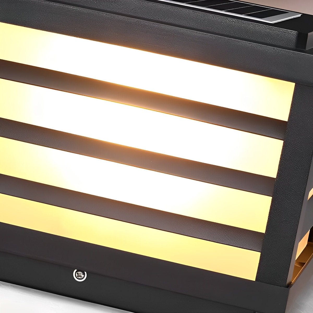 Square Waterproof LED Dimming Modern Solar Fence Post Lights - Flyachilles