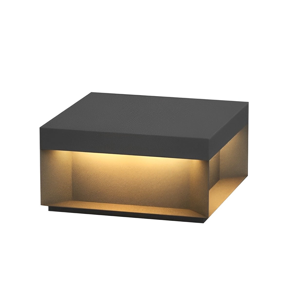Square Waterproof LED Stainless Steel Solar Post Lights Outdoor Fence Post Cap Lights - Flyachilles