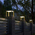 Stainless Steel Waterproof Solar Square Hollow LED Outdoor Post Lights - Flyachilles