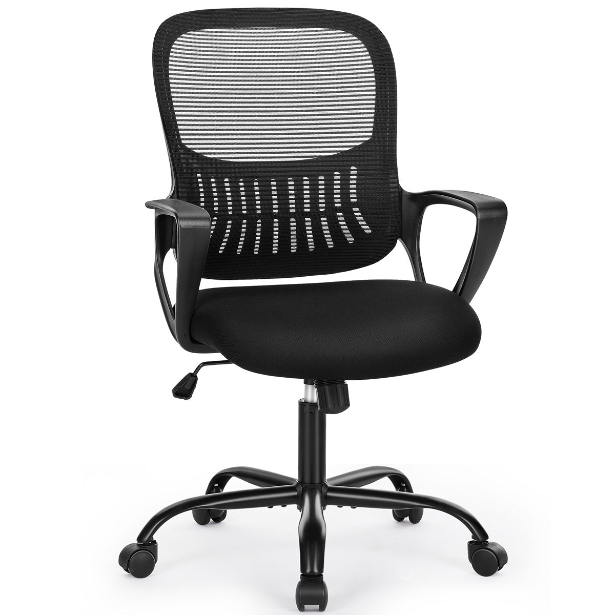 Tall 360 ° Rotatable Modern Ergonomic Office Chair with Armrest - Flyachilles