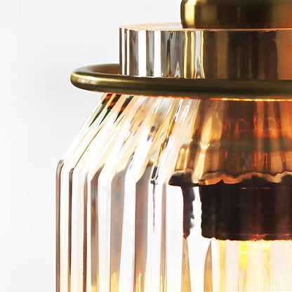 The Wavy Glass Dome LED Elegant Modern Wall Mounted Pendant Sconces Lamp - Flyachilles