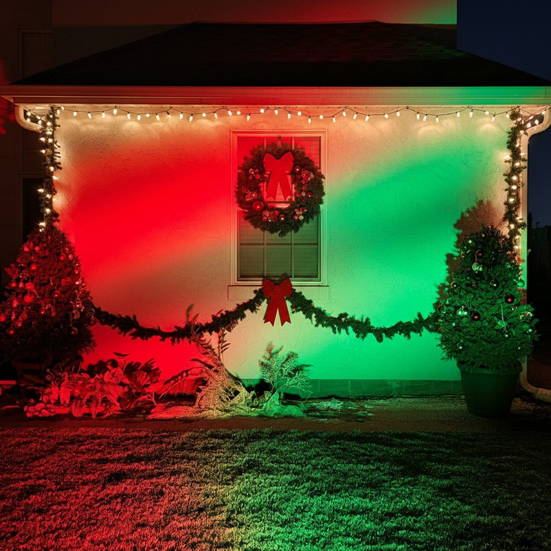 Tunable Outdoor Waterproof RGB LED Spot Light Landscape Tree Lighting With Remote Control - Flyachilles