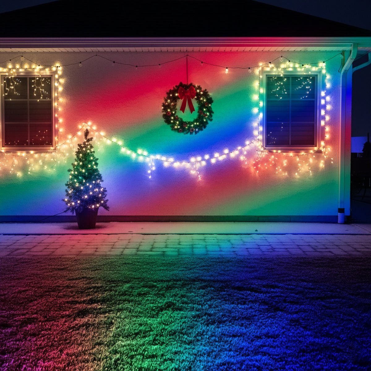 Tunable Outdoor Waterproof RGB LED Spot Light Landscape Tree Lighting With Remote Control - Flyachilles