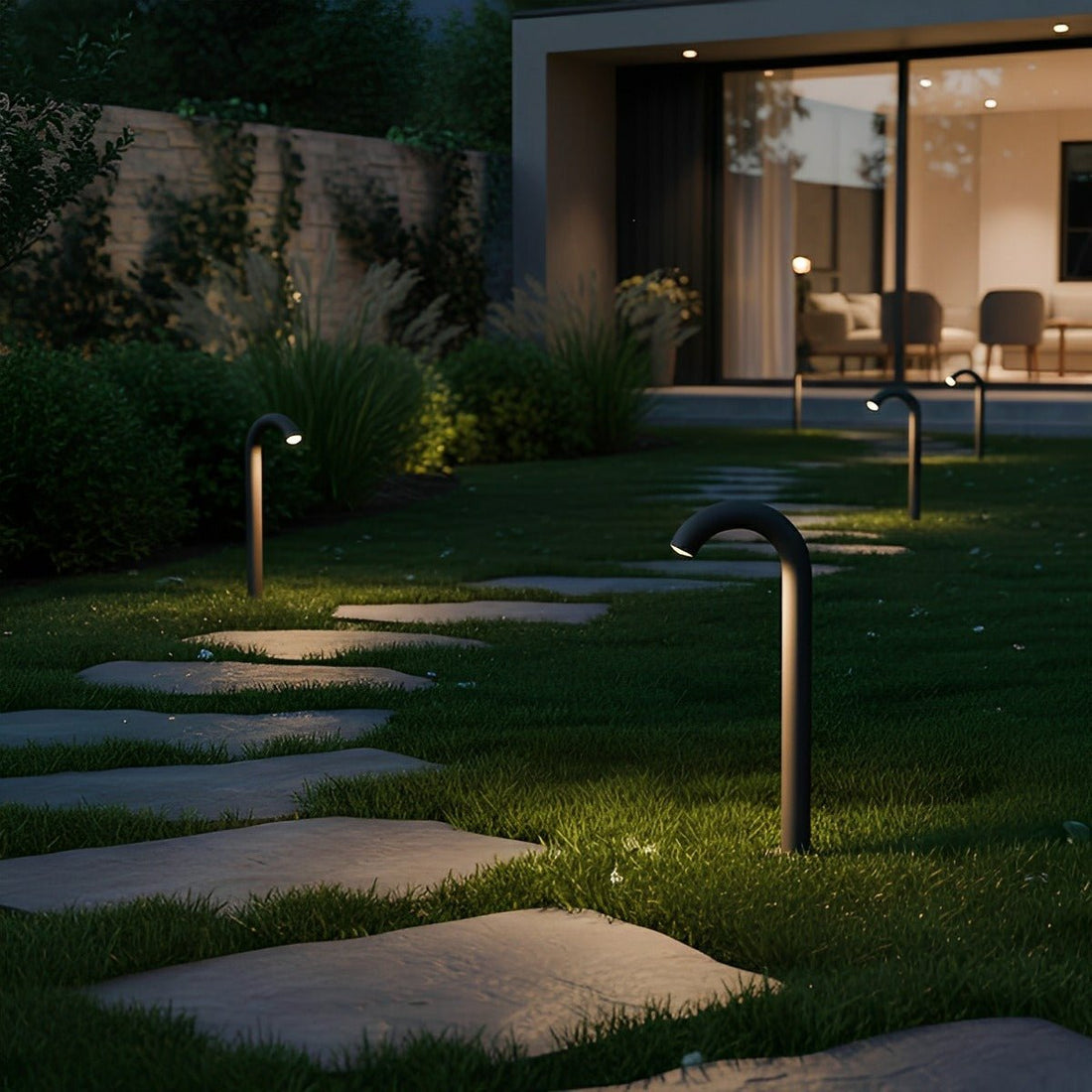 Umbrella Handle Modern Light Water Pipe Waterproof Lawn Landscape Lighting - Flyachilles