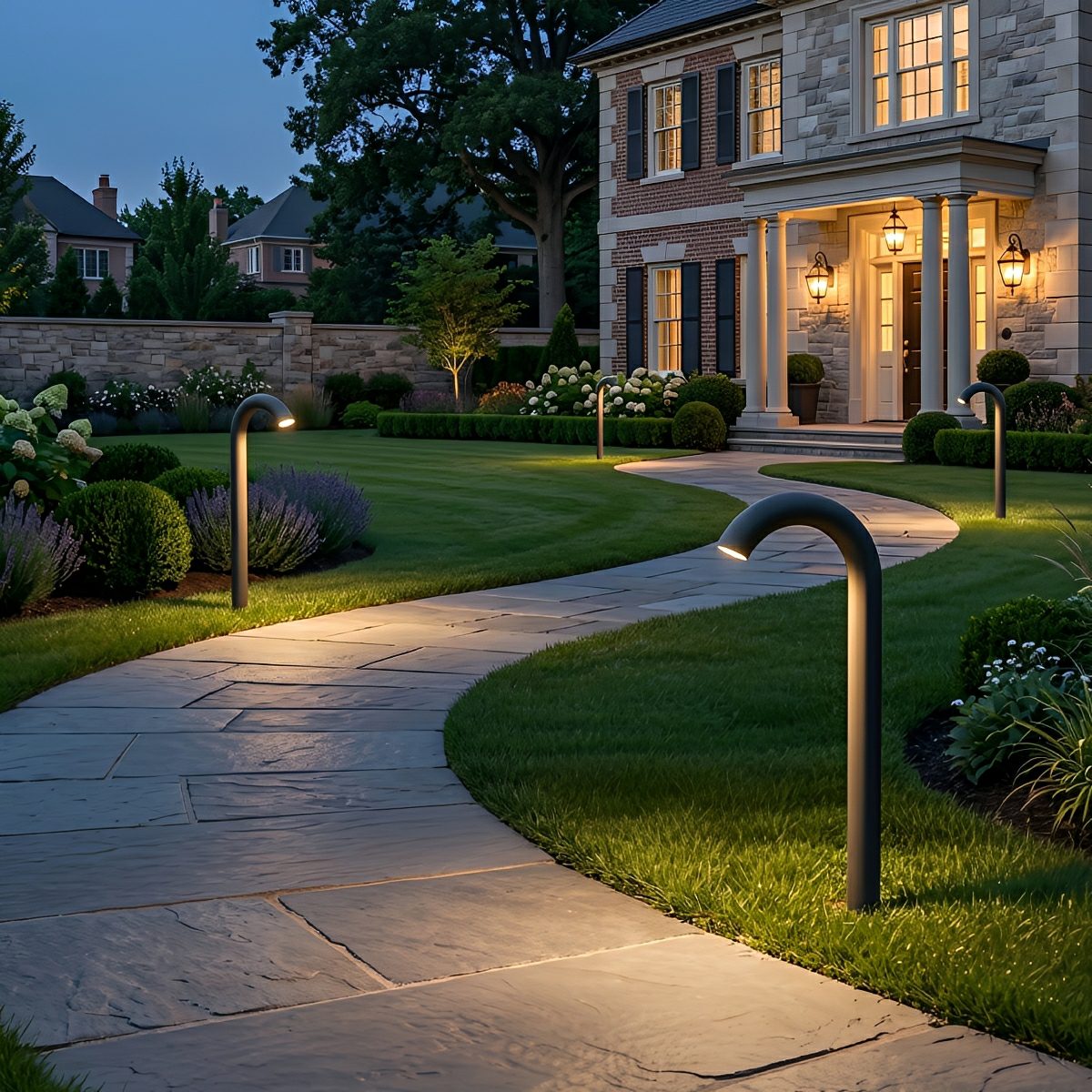 Umbrella Handle Modern Light Water Pipe Waterproof Lawn Landscape Lighting - Flyachilles