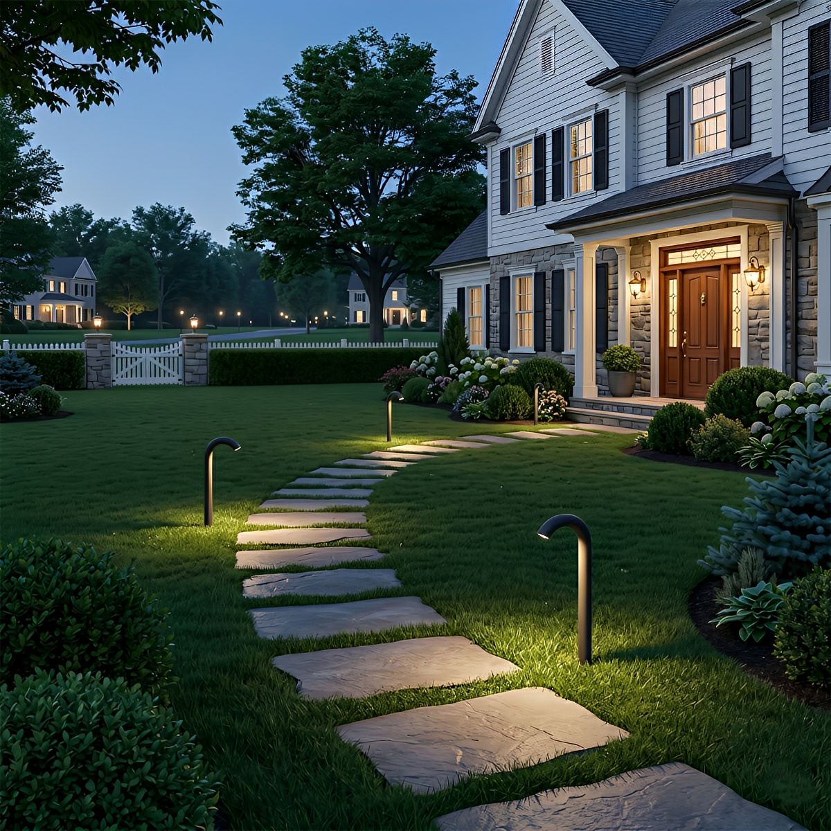 Umbrella Handle Modern Light Water Pipe Waterproof Lawn Landscape Lighting - Flyachilles