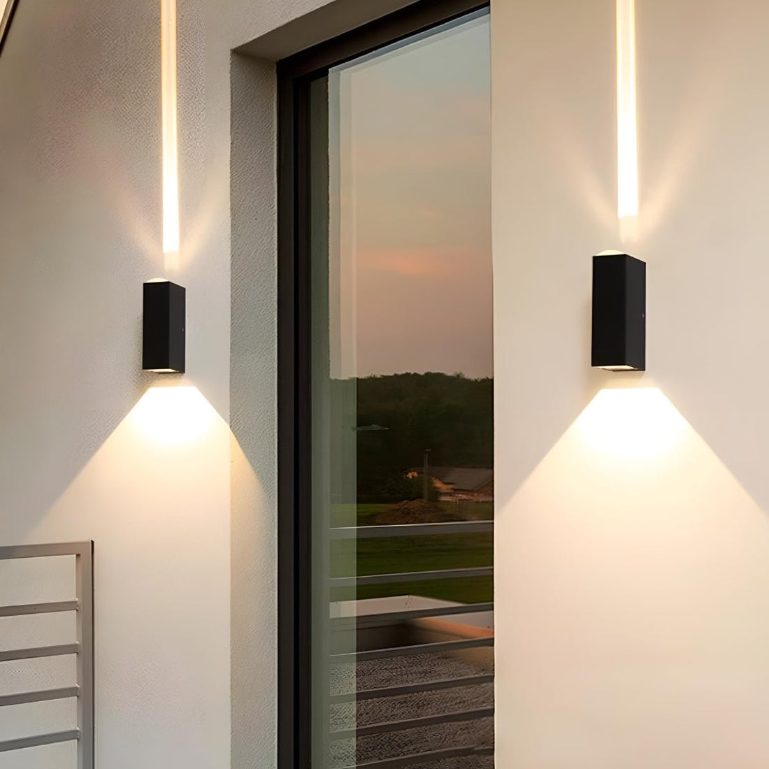 Up and Down LED Wall Light Outdoor Waterproof IP65 Interior Aluminum Corridor Stairs Lighting - Flyachilles