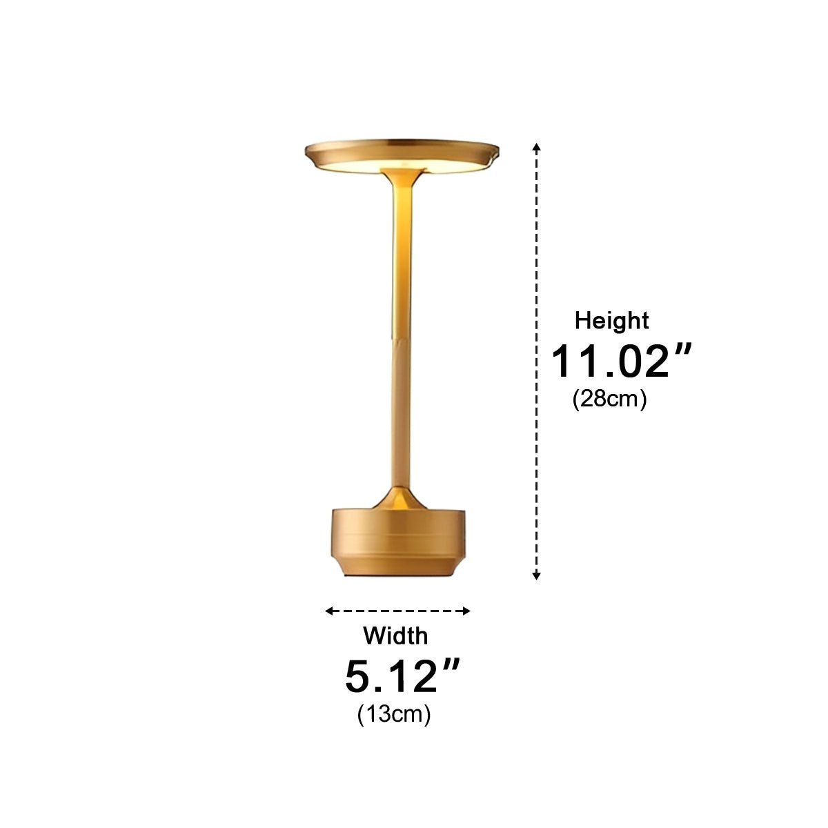 USB Dimmable Dish LED Table Lamp - Flyachilles