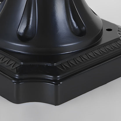 Victorian Style Fence Post Lights Pattern LED Garden Lamp Column Light Pillar Lamp - Flyachilles