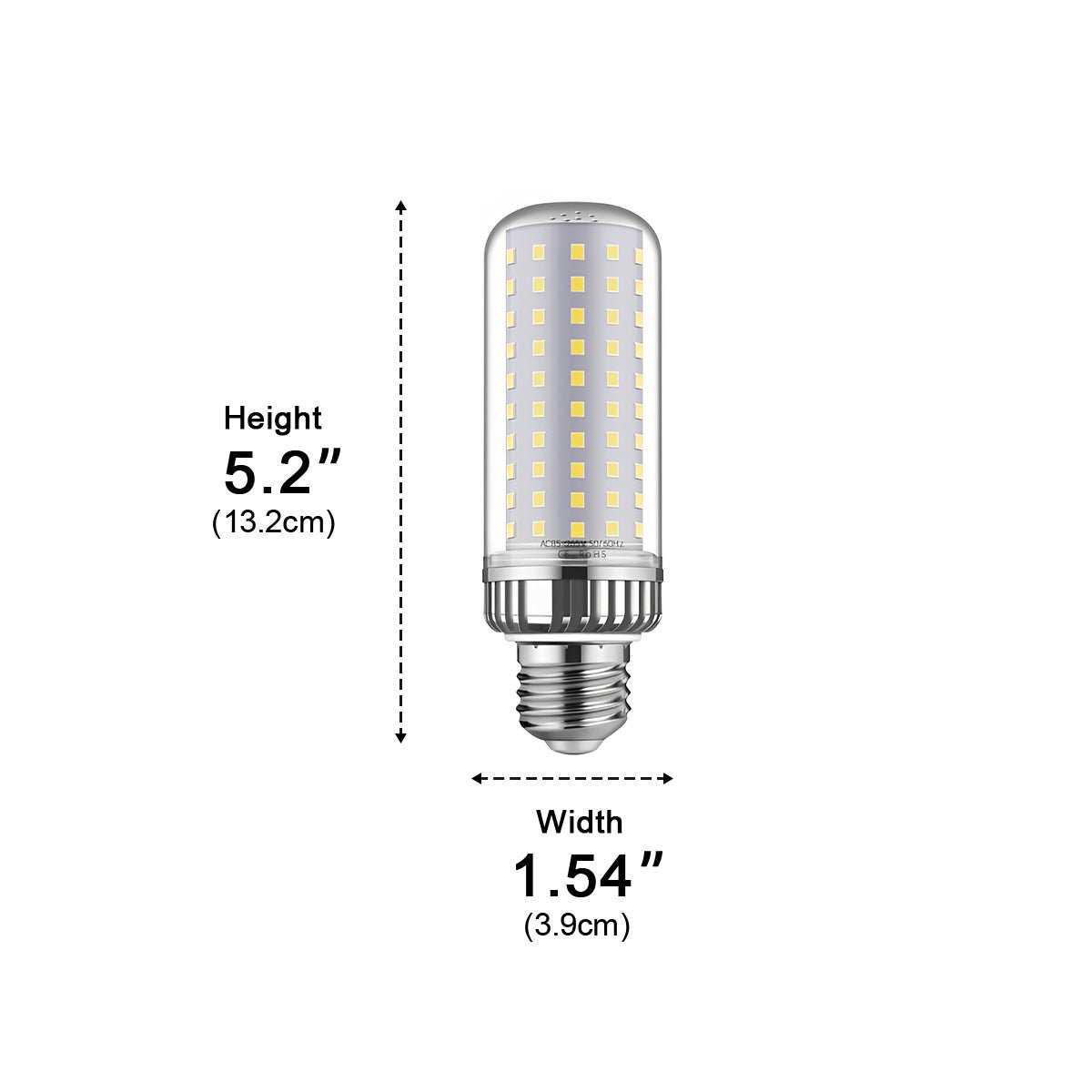 Vintage 30W Aluminum Cylinder Full Spectrum LED Light Bulb Energy Efficient - Flyachilles