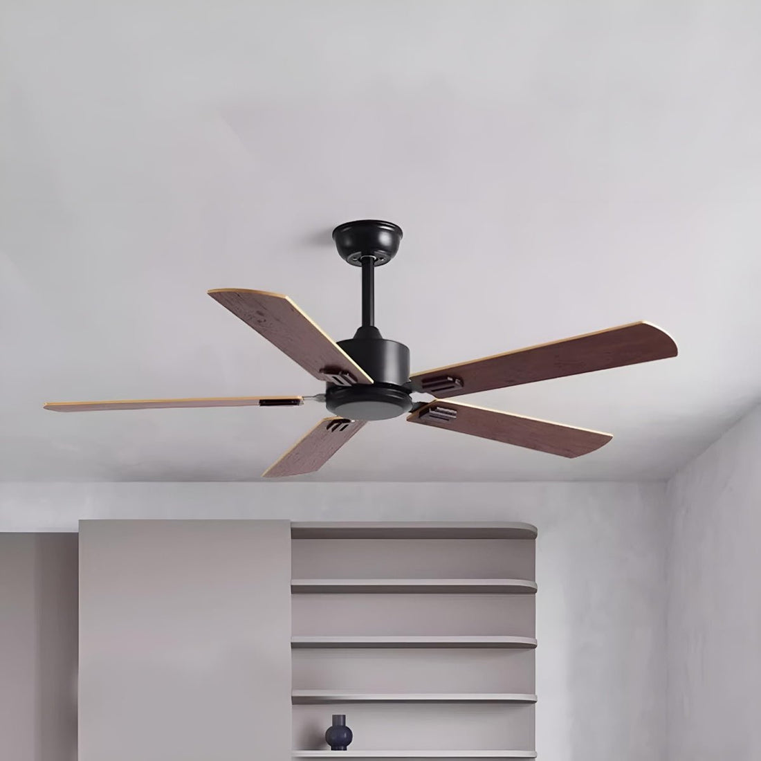 Vintage 6 - speed Reverse Frequency Ceiling Fan 5 Blades - Flyachilles