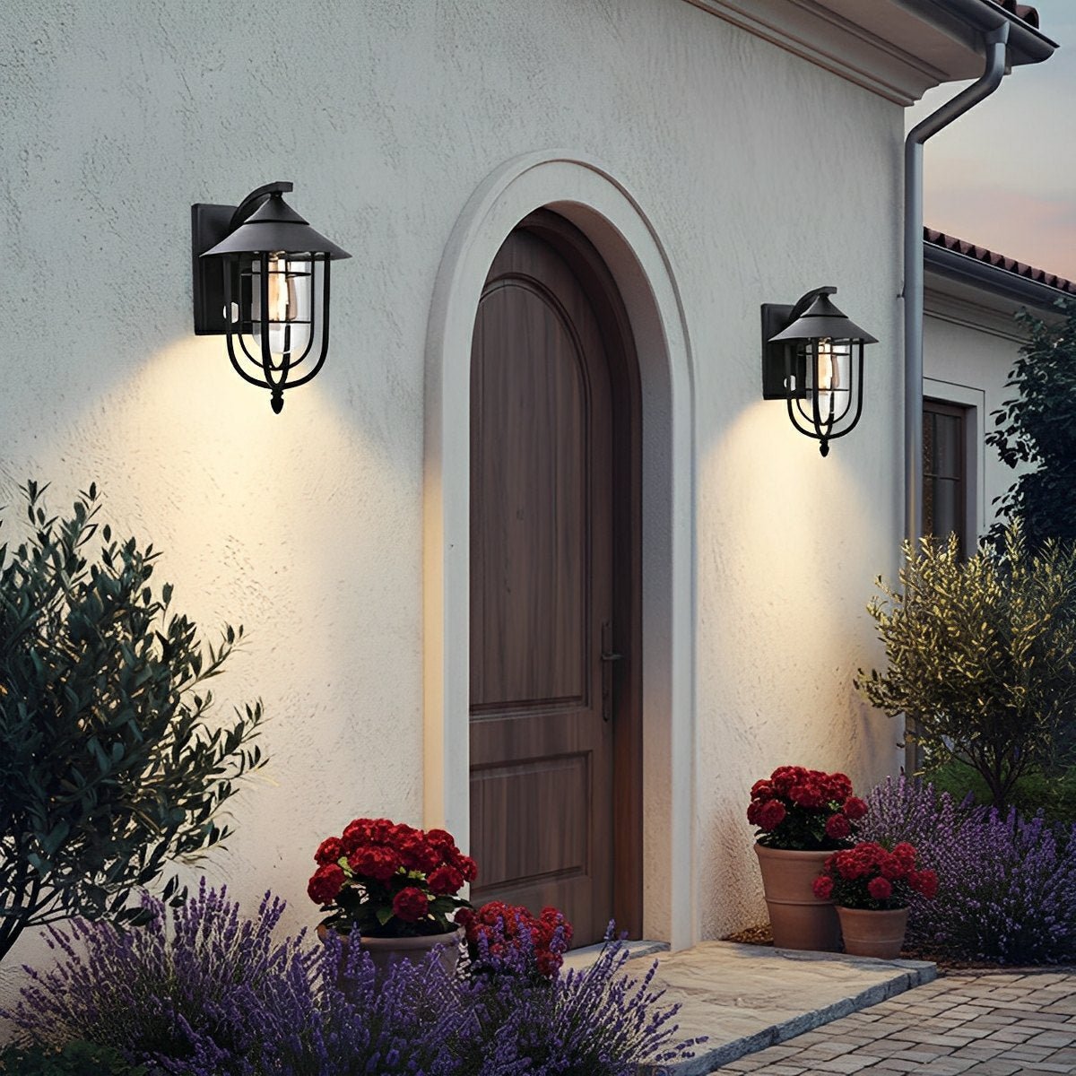 Vintage Classic Waterproof Birdcage Outdoor LED Porch Wall Lights - Flyachilles