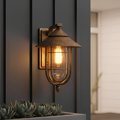 Vintage Classic Waterproof Birdcage Outdoor LED Porch Wall Lights - Flyachilles