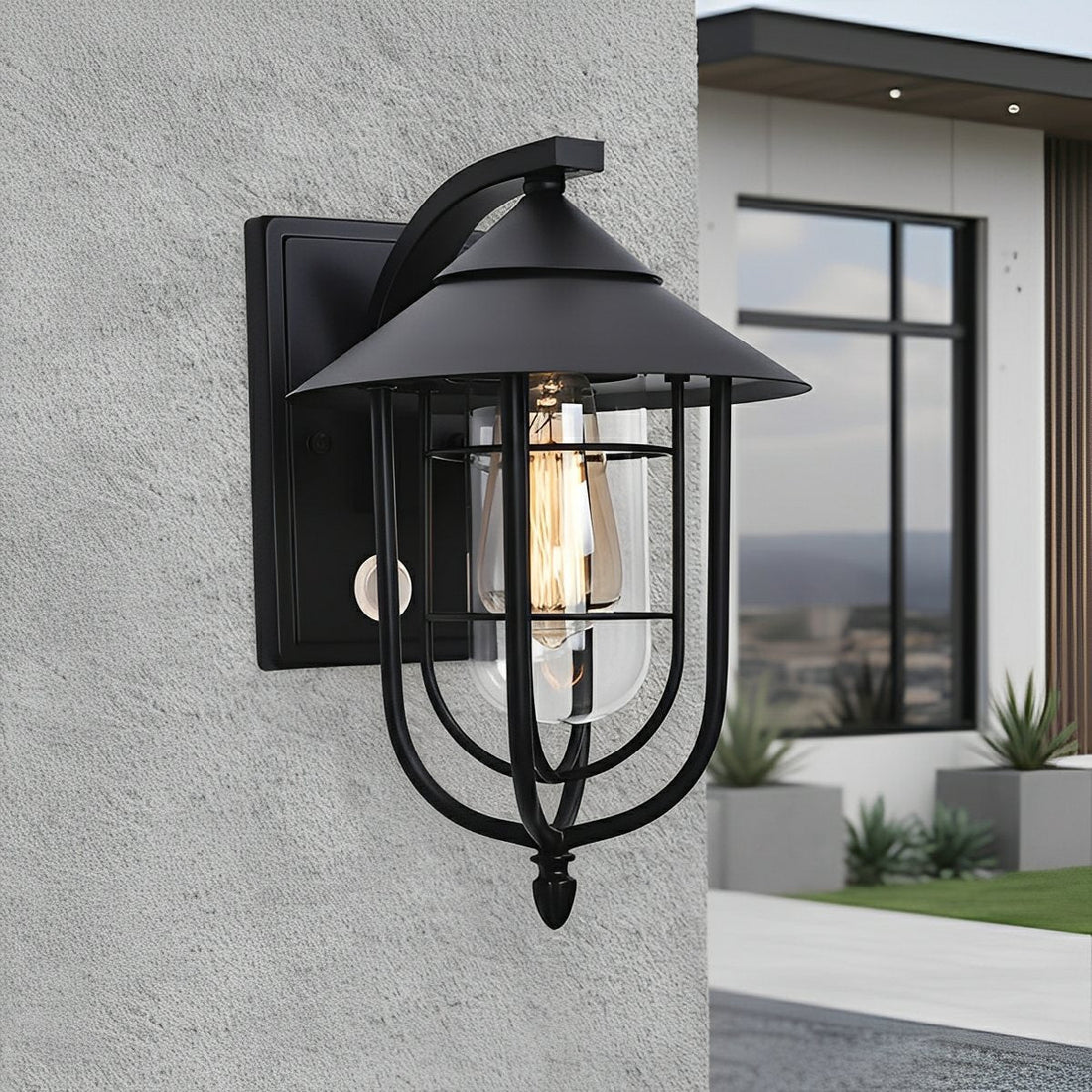 Vintage Classic Waterproof Birdcage Outdoor LED Porch Wall Lights - Flyachilles
