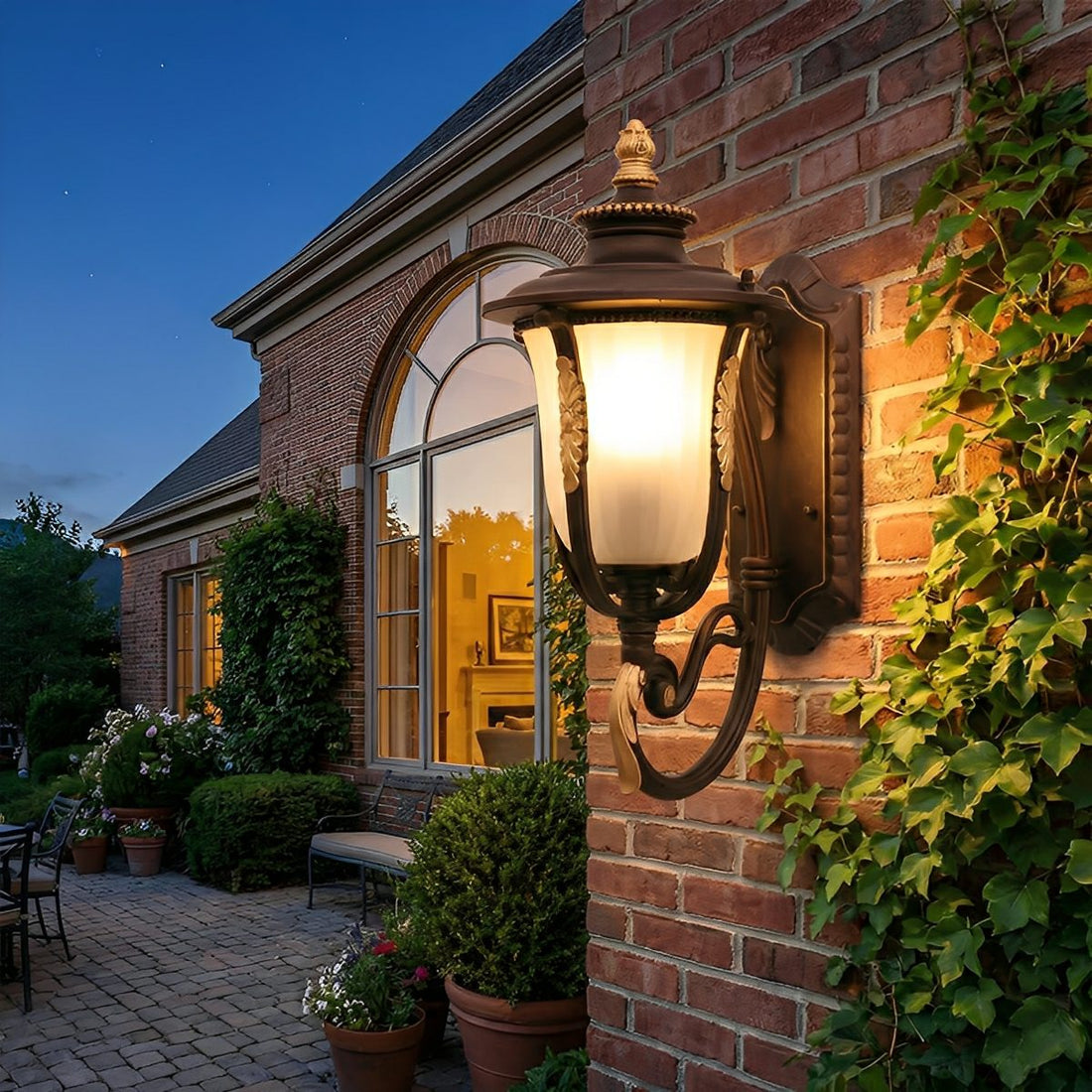 Vintage Classic Waterproof Outdoor LED Porch Light Exterior Wall Lights - Flyachilles