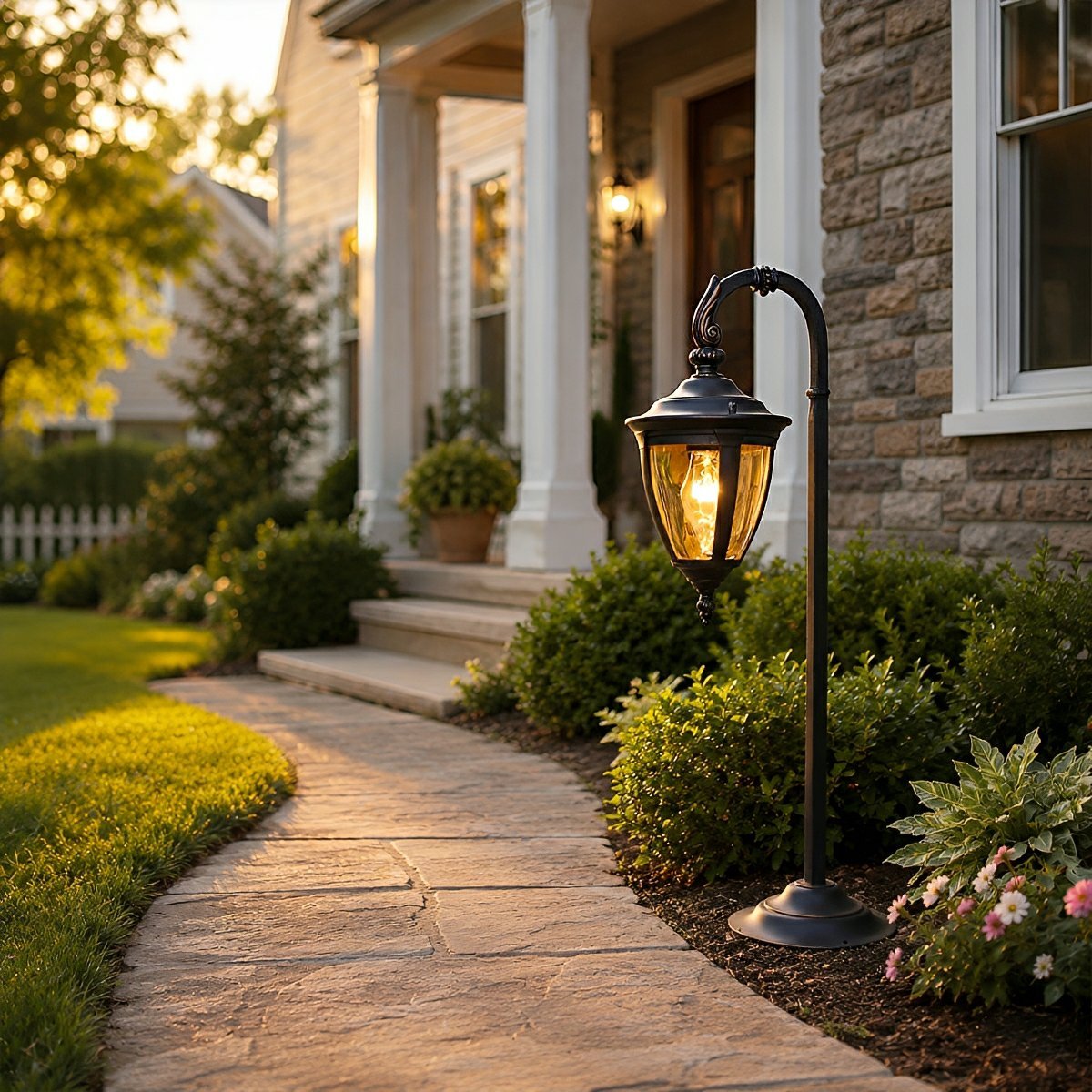 Vintage European Outdoor Path Light LED Lantern - Flyachilles
