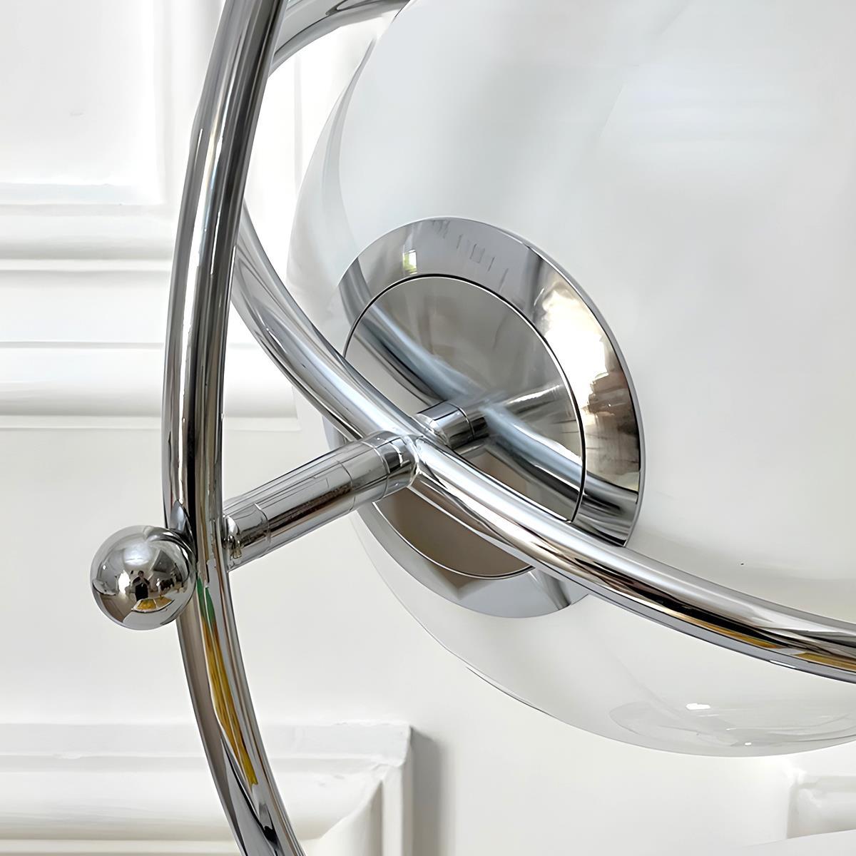 Vintage Glass Rotating Globe Bedside TableLamp - Flyachilles