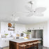 Vintage Imitation Palm Leaf 6 - speed Reverse Frequency Ceiling Fan - Flyachilles