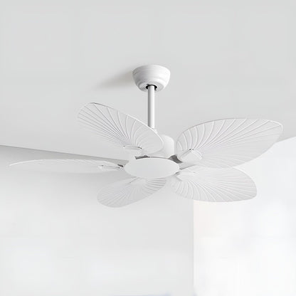Vintage Imitation Palm Leaf 6 - speed Reverse Frequency Ceiling Fan - Flyachilles