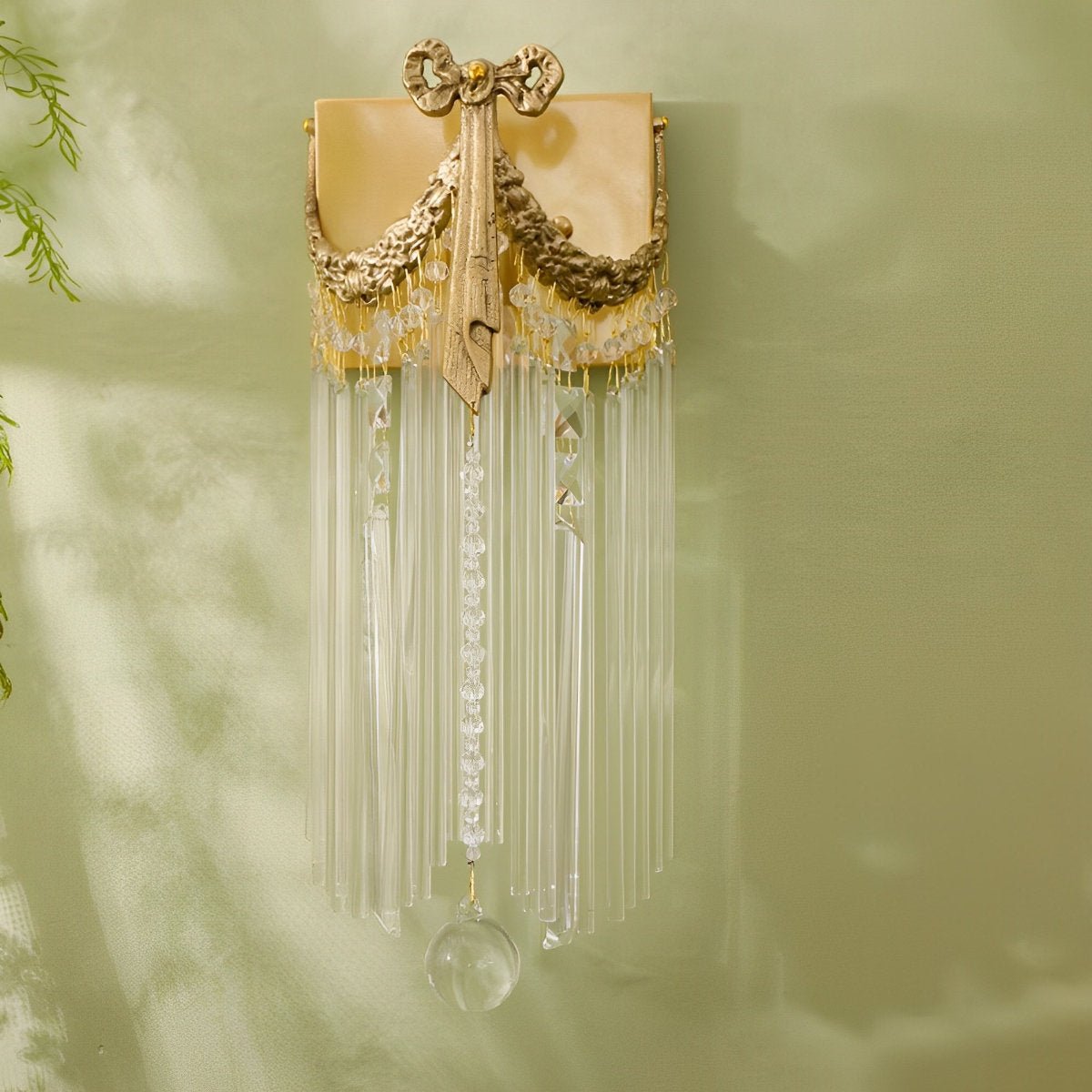 Vintage Luxury Bow Tie Crystal Wall Sconces Light - Flyachilles
