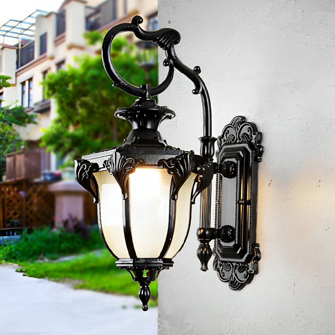 Vintage Palace Waterproof Outdoor LED Porch Light Exterior Wall Lights - Flyachilles