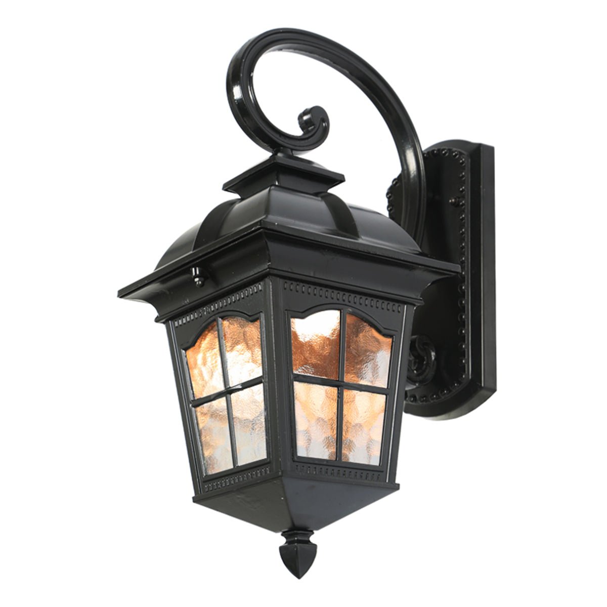 Vintage Rustic Cross Waterproof Outdoor LED Lantern Porch Wall Lights - Flyachilles