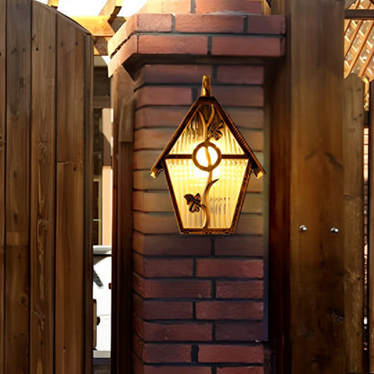 Vintage Rustic House Waterproof Outdoor LED Porch Wall Lights - Flyachilles