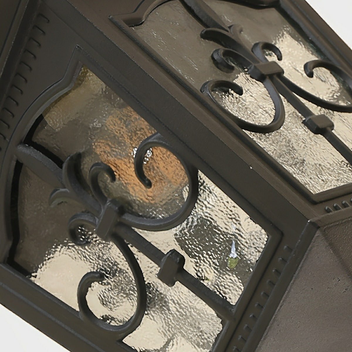 Vintage Rustic Square Arrow flower Waterproof Outdoor LED Lantern Pendant Lights - Flyachilles