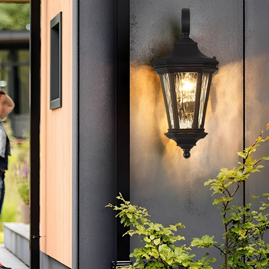 Vintage Rustic Waterproof Outdoor LED Porch Wall Lights - Flyachilles