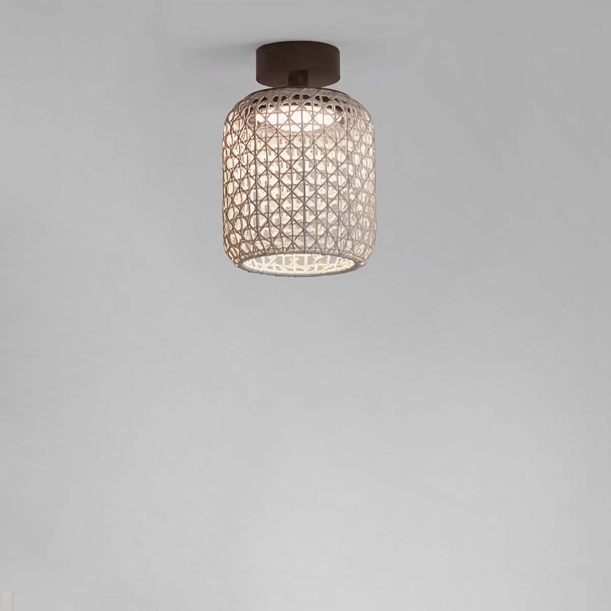 Vintage Waterproof Rattan LED Outdoor Ceiling Lights Lanterns - Flyachilles