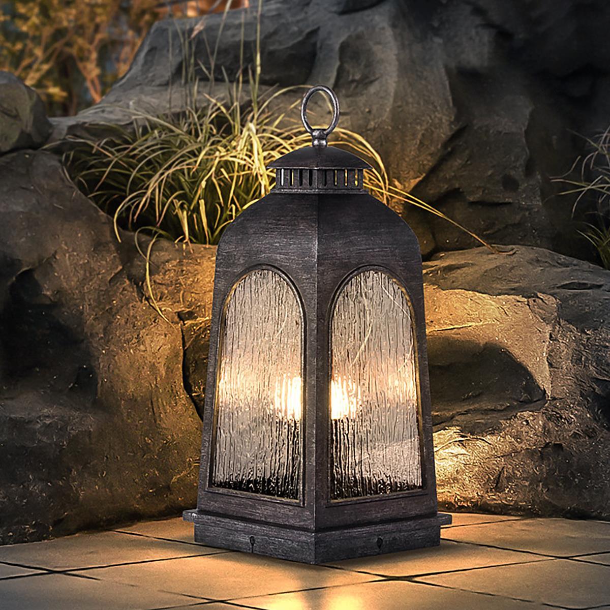 Vintage Waterproof Solar Lantern Outdoor LED Landscape Lighting - Flyachilles